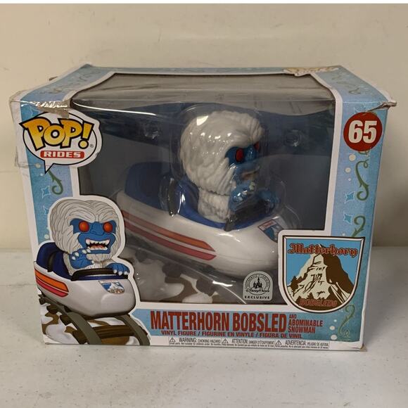 Funko Pop! Rides Matterhorn Bobsled & Abominable Snowman Exclusive Figur… - Picture 2 of 5